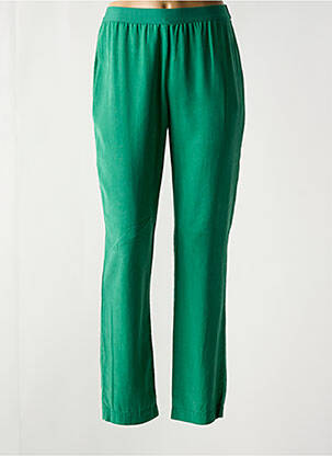 Pantalon slim taille élastique taille normale vert NICE THINGS femme