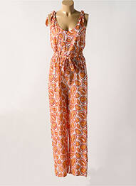 Combi-pantalon sans manche sans manche orange MD'M femme