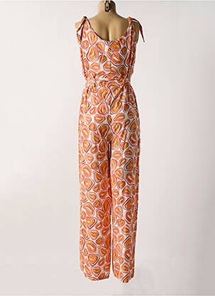 Combi-pantalon sans manche sans manche orange MD'M femme