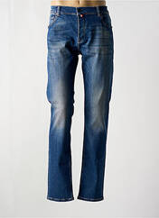 Jeans coupe droite bleu SERGE BLANCO pour homme seconde vue