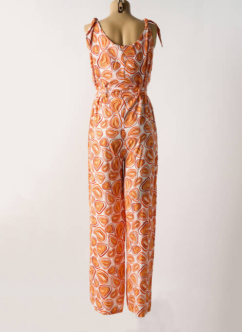 Combi-pantalon sans manche sans manche orange MD'M femme