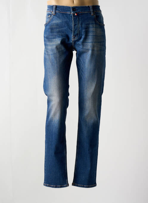 Jeans coupe droite bleu SERGE BLANCO pour homme