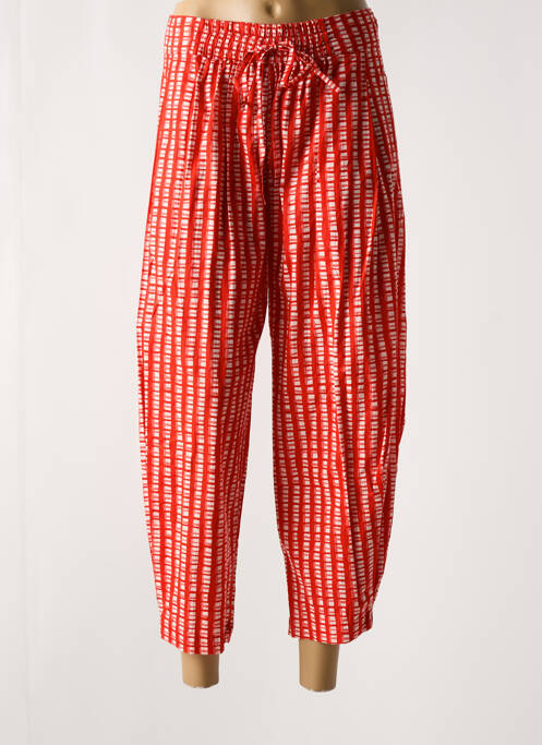 Pantalon large rouge KALI YOG pour femme
