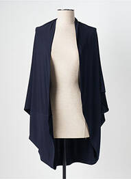 Veste kimono manches manches chauves souris bleu SENORETTA femme