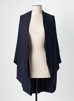 Veste kimono manches manches chauves souris bleu SENORETTA femme