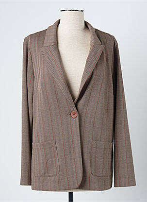 Blazer manches longues marron PAZ TORRAS femme