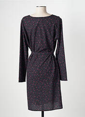 Robe mi-longue noir THEL ELEGANCE pour femme seconde vue