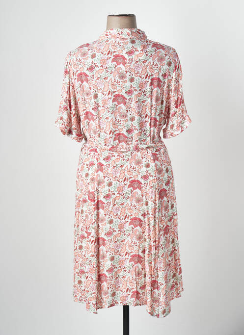 Robe mi-longue blanc C'EST BEAU LA VIE pour femme