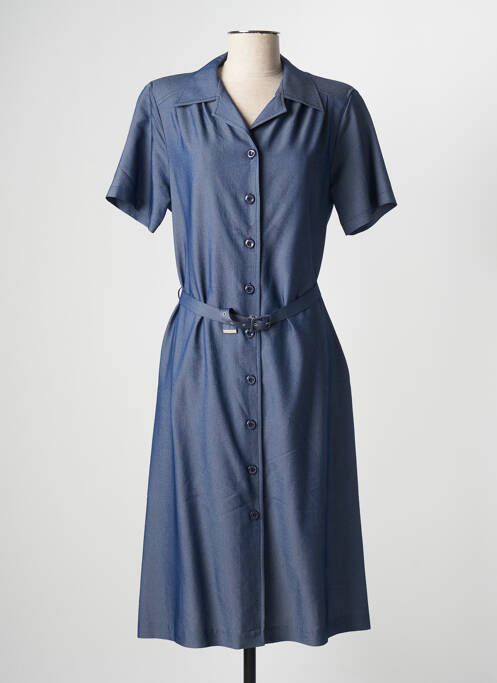 Robe mi-longue bleu GRIFFON pour femme