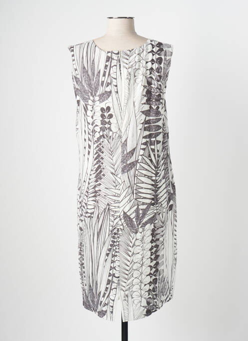 Robe mi-longue marron GRIFFON pour femme