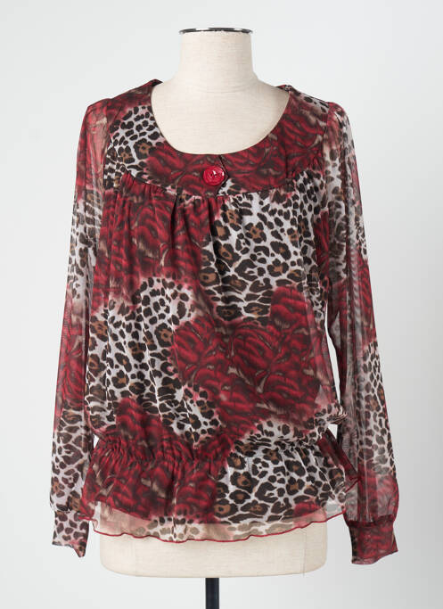 Top rouge THEL ELEGANCE pour femme