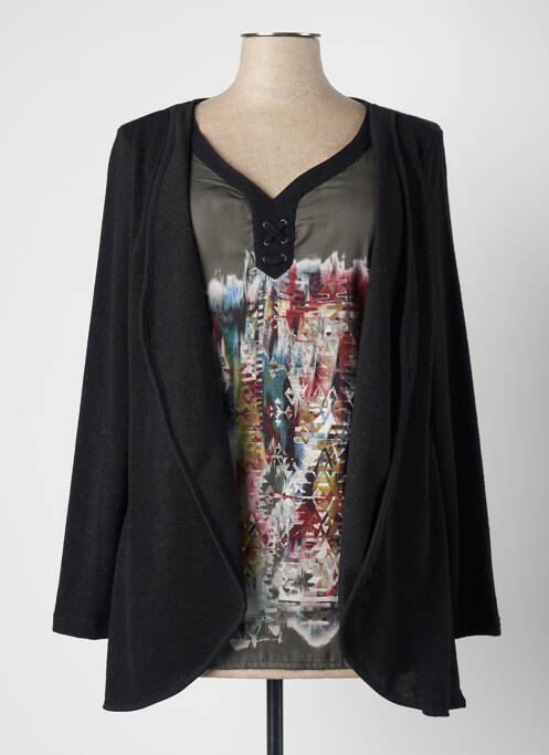 Twin-set noir ZELI pour femme