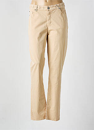 Pantalon slim tissage popeline taille normale beige LEE COOPER femme