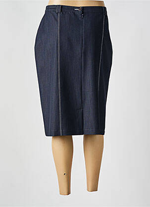 Jupe mi-longue taille normale bleu GRIFFON femme