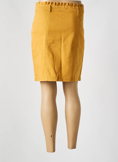 Jupe courte poches jaune C'EST BEAU LA VIE femme