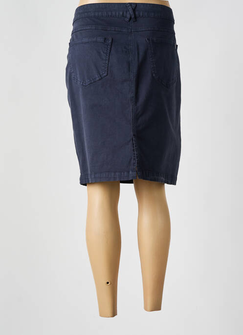 Jupe mi-longue bleu KANOPE pour femme