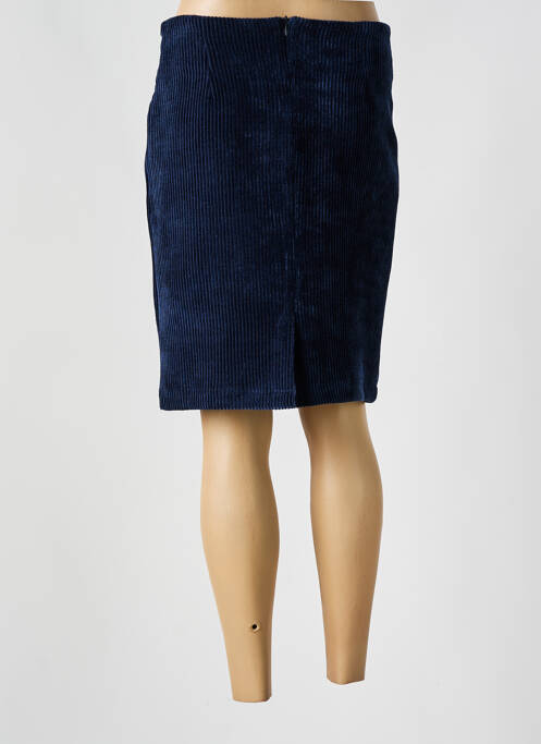 Jupe mi-longue bleu PLURIELLES pour femme