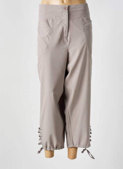 Pantalon 7/8 beige S.QUISE pour femme