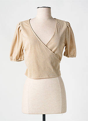Top stretch manches courtes or MD'M femme