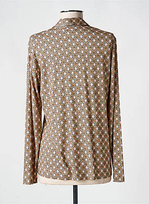 Chemisier coupe cintrée manches longues marron SOMMERMANN femme