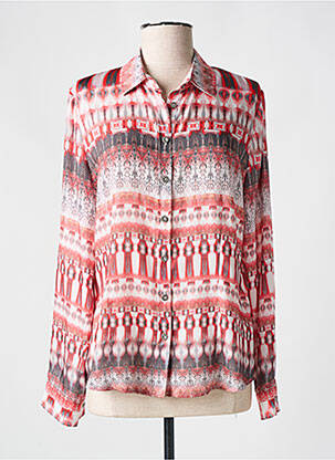Chemisier coupe cintrée manches longues rouge SOMMERMANN femme