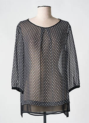 Blouse imprimé fantaisie manches 3/4 noir BETTY BARCLAY femme