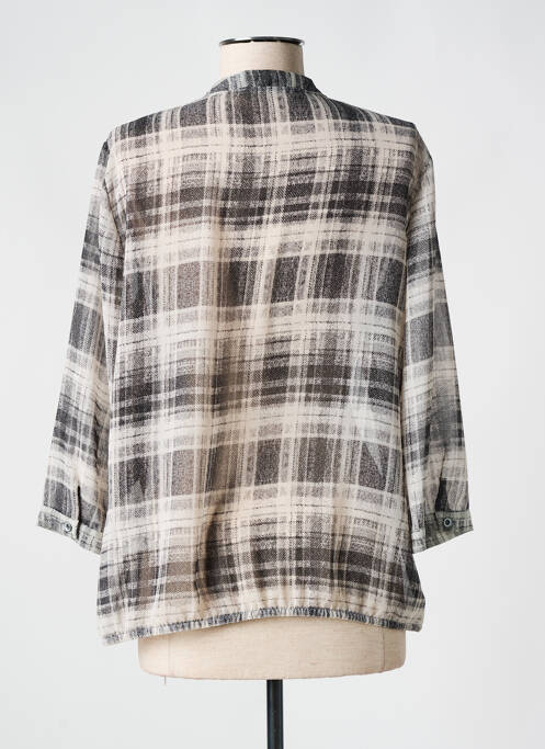 Blouse poignets boutonnés avec fente manches longues noir BETTY BARCLAY femme