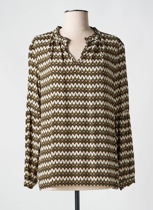 Blouse vert MORE & MORE pour femme