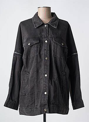 Veste casual coupe droite noir TOXIK3 femme