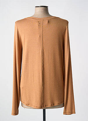 T-shirt manches longues manches longues marron BANANA MOON femme