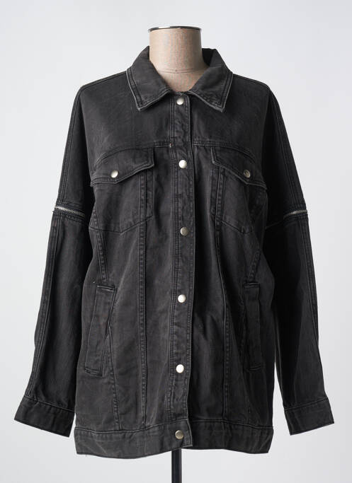 Veste casual coupe droite noir TOXIK3 femme