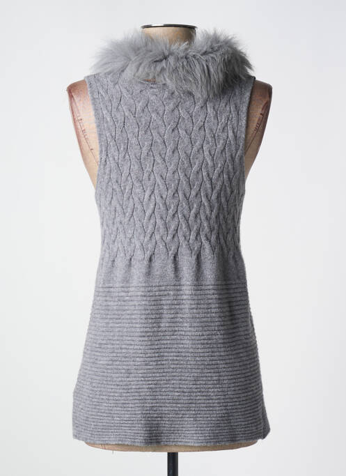 Gilet sans manche gris PASSIONI pour femme