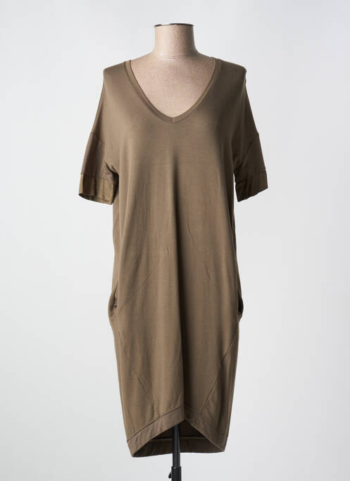 Robe mi-longue vert YAYA pour femme