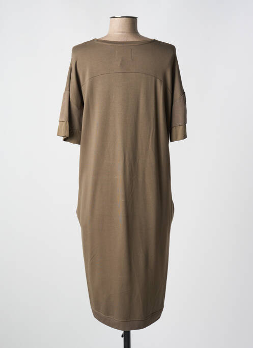 Robe mi-longue vert YAYA pour femme