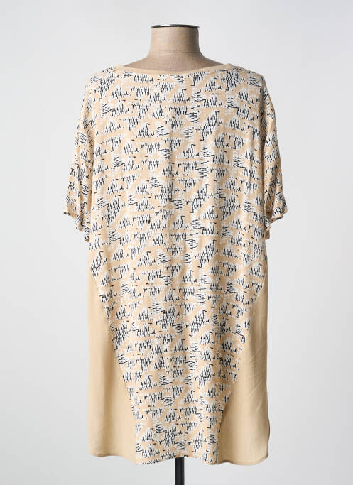 Tunique manches courtes beige YAYA pour femme