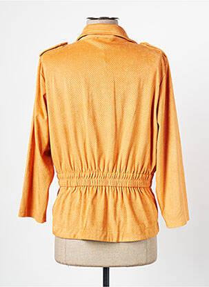 Veste casual poches orange K-DESIGN femme