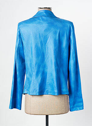 Veste casual epaulette bleu MISS TIC femme
