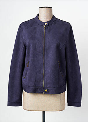 Blouson poches bleu K-DESIGN femme
