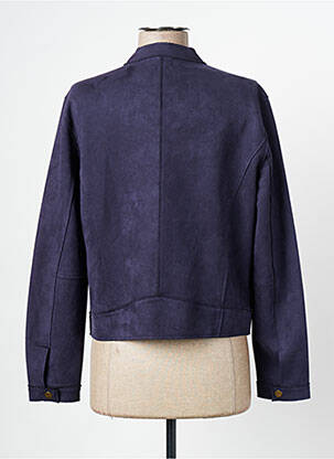 Blouson poches bleu K-DESIGN femme