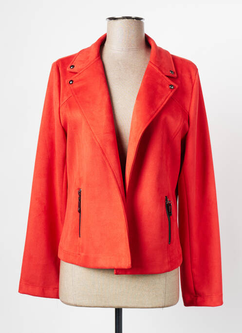 Blouson poches orange MISS TIC femme