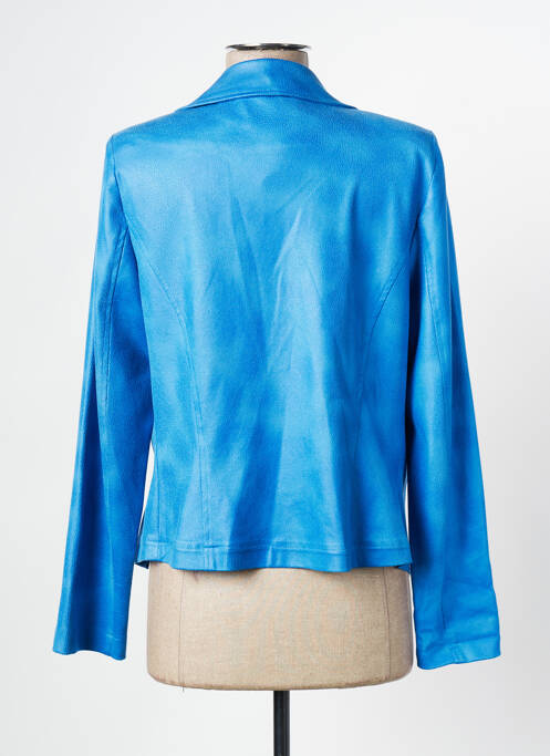Veste casual epaulette bleu MISS TIC femme
