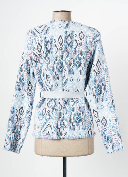 Veste casual bleu EVA KAYAN pour femme