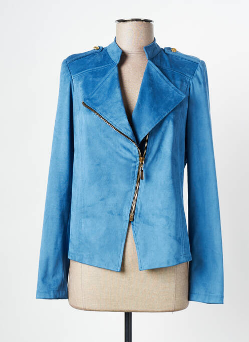 Veste casual bleu MISS TIC pour femme