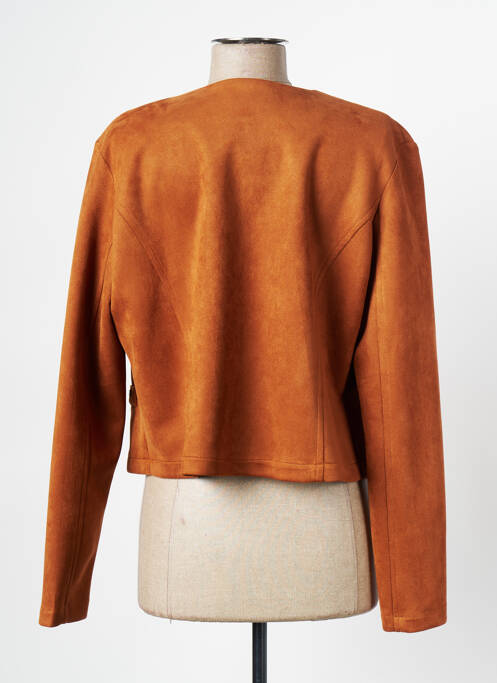 Veste casual marron MISS TIC pour femme