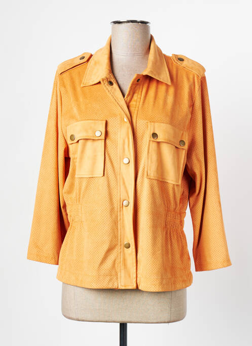 Veste casual orange K-DESIGN pour femme