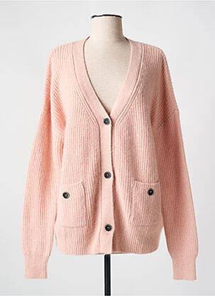 Gilet manches longues stretch rose DIPLODOCUS femme