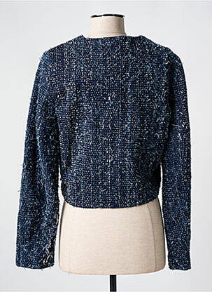 Veste chic fermeture boutonnée sur le devant bleu FABIENNE CHAPOT femme
