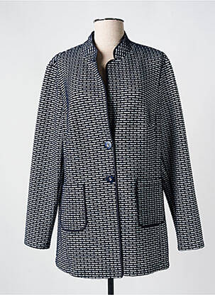 Blazer poches bleu FRANK WALDER femme