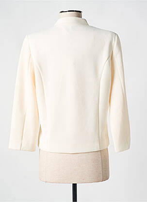Veste chic tissage crêpe beige K-DESIGN femme
