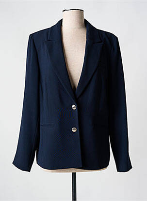 Blazer poches bleu CHRISTINE LAURE femme